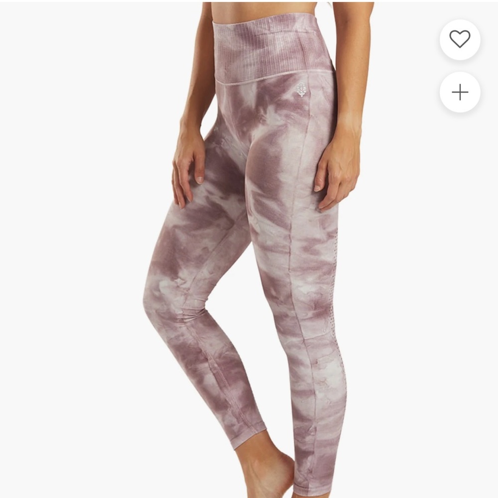 💖Free People - Good Karma Tie Dye Yoga Leggings - Sugar Plum 💗